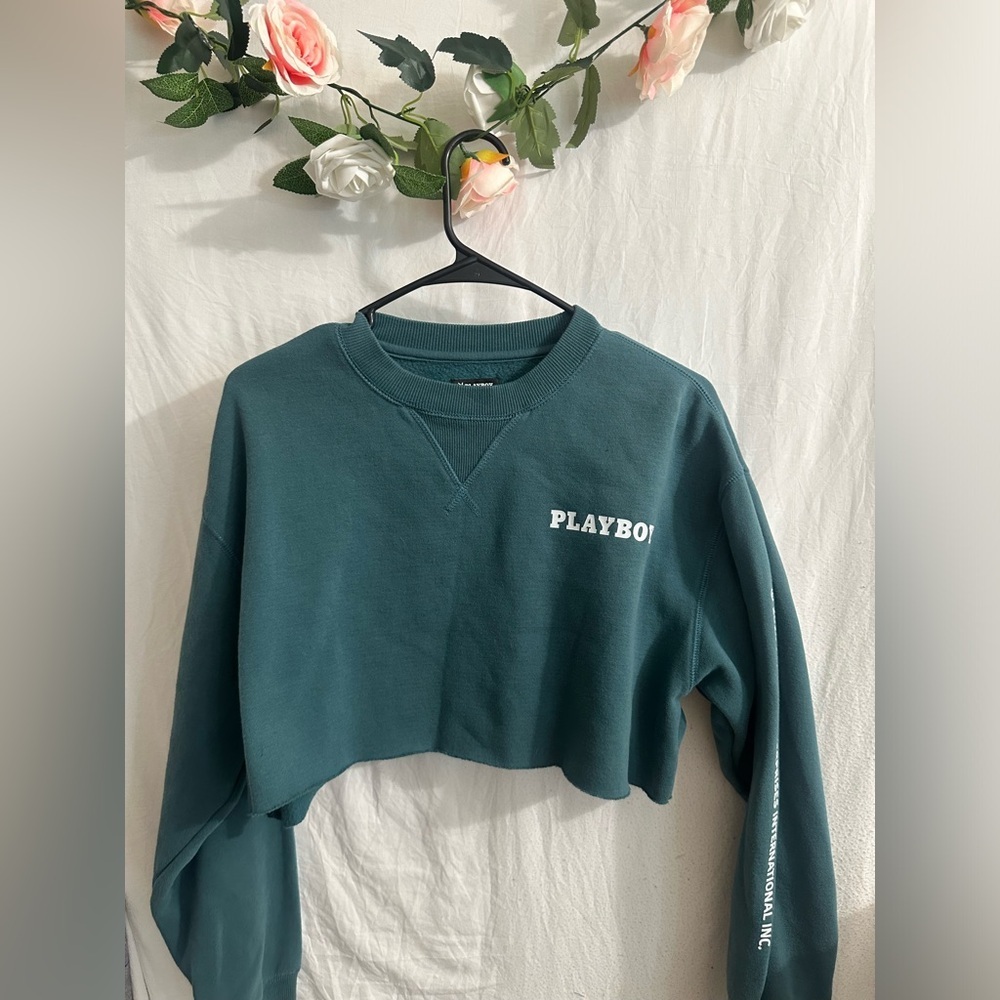 Playboy cropped sweater
